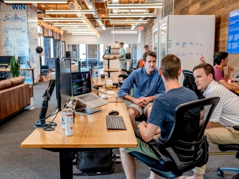 Tax planning meeting between advisor and business owner